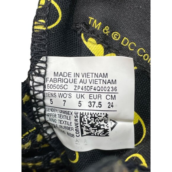 Converse Batman High-Top womans leather canvas sneakers Size 7 SKU 8980 - Picture 7 of 16